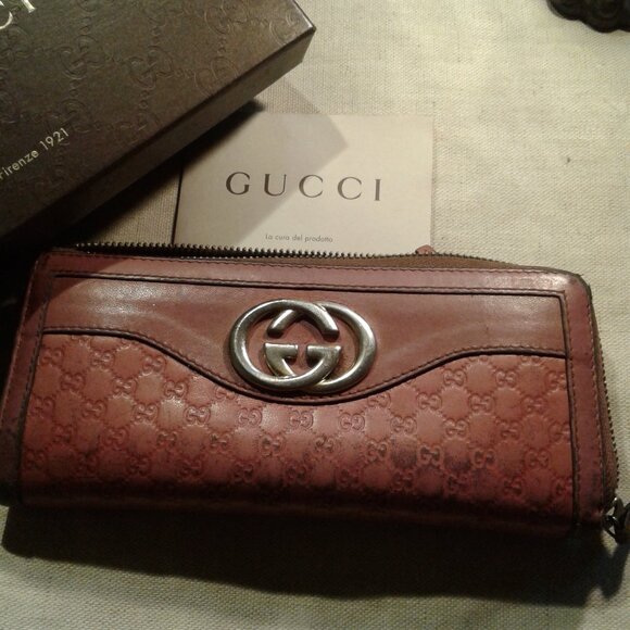 Gucci Guccissima Sukey Zip Continental Wallet - Picture 1 of 16